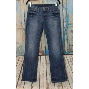 Citizens of Humanity Womens Size 26 Blue Kelly Stretch Low Waist Bootcut Jeans